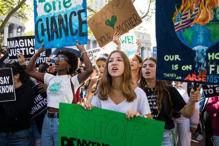 Millions of young people march for climate in historic mobilisation